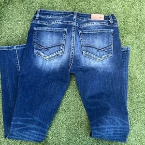 BKE Women's Medium Blue Skinny Jeans